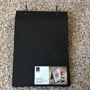 Umbra Black Portochef Recipe Album